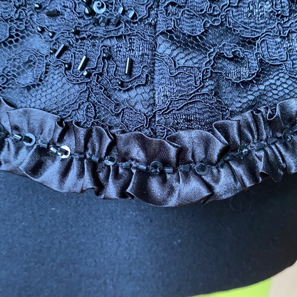 Sandra Darren Satin Lace Evening Jacket - Picture 11 of 15